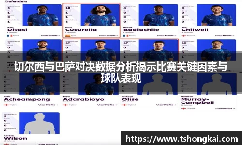 切尔西与巴萨对决数据分析揭示比赛关键因素与球队表现